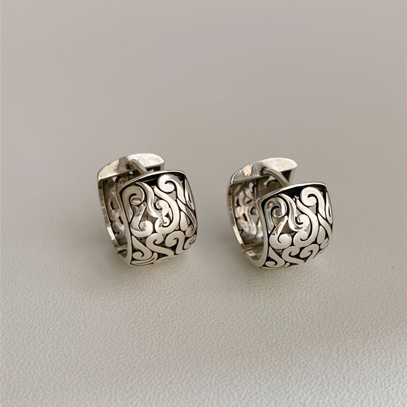 Oorbellen 925 Zilver | Vintage Design | Elegant & Tijdloos