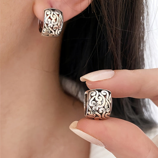 Oorbellen 925 Zilver | Vintage Design | Elegant & Tijdloos