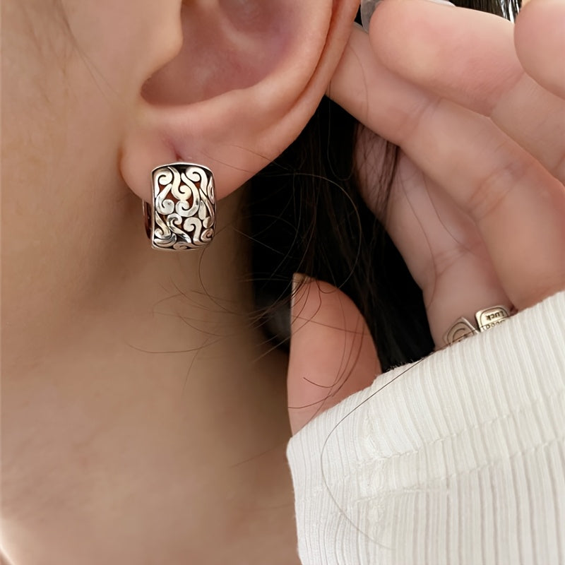 Oorbellen 925 Zilver | Vintage Design | Elegant & Tijdloos