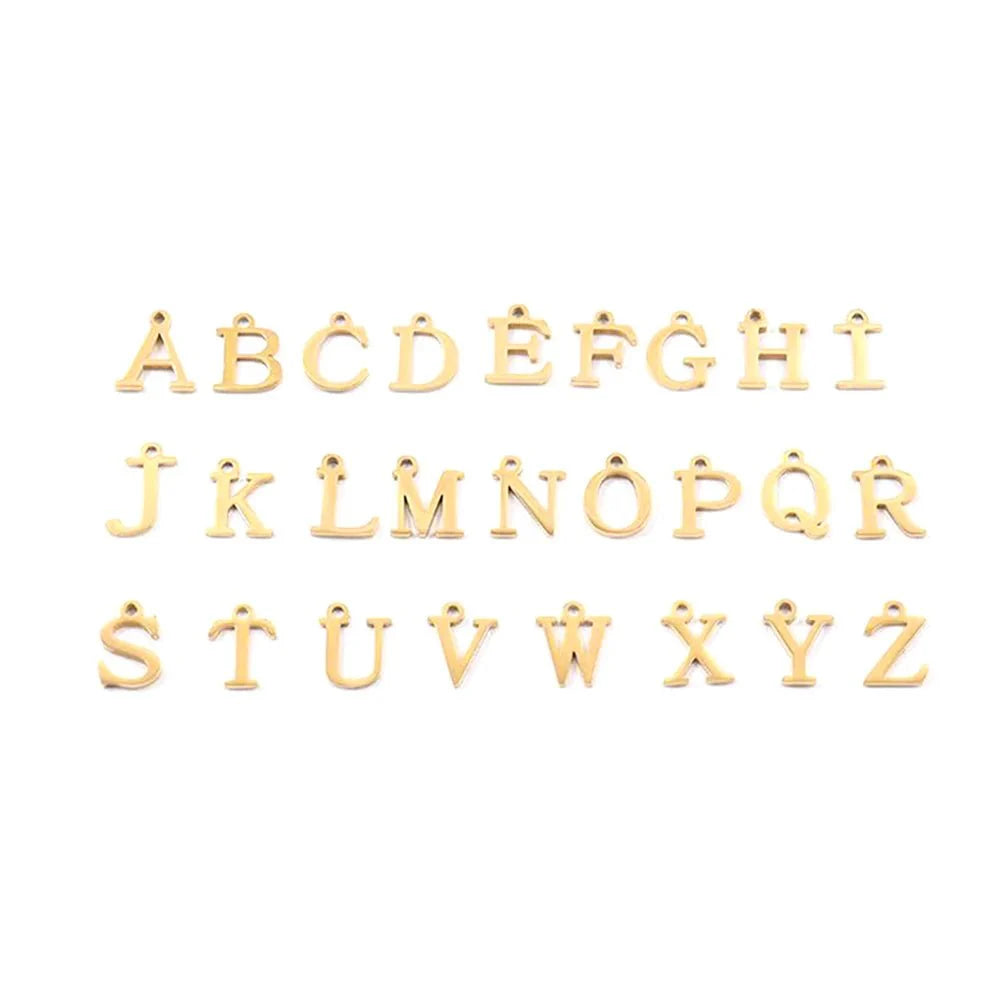 Ketting | Initial Letter | Paperclip Chain | Goud | Trendy