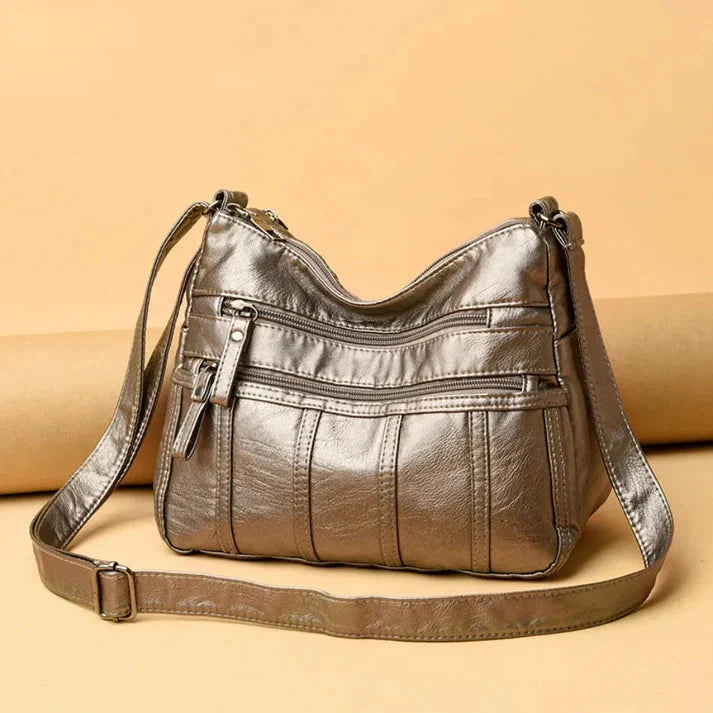 Dames crossbody tas van zacht leer – lichtgewicht en stijlvol
