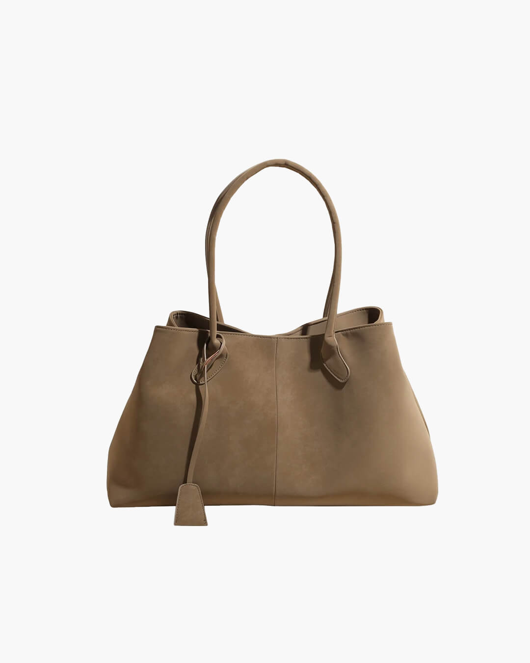 Vegan Suède Handtas Dames – Luxe Schoudertas met Ruim Design