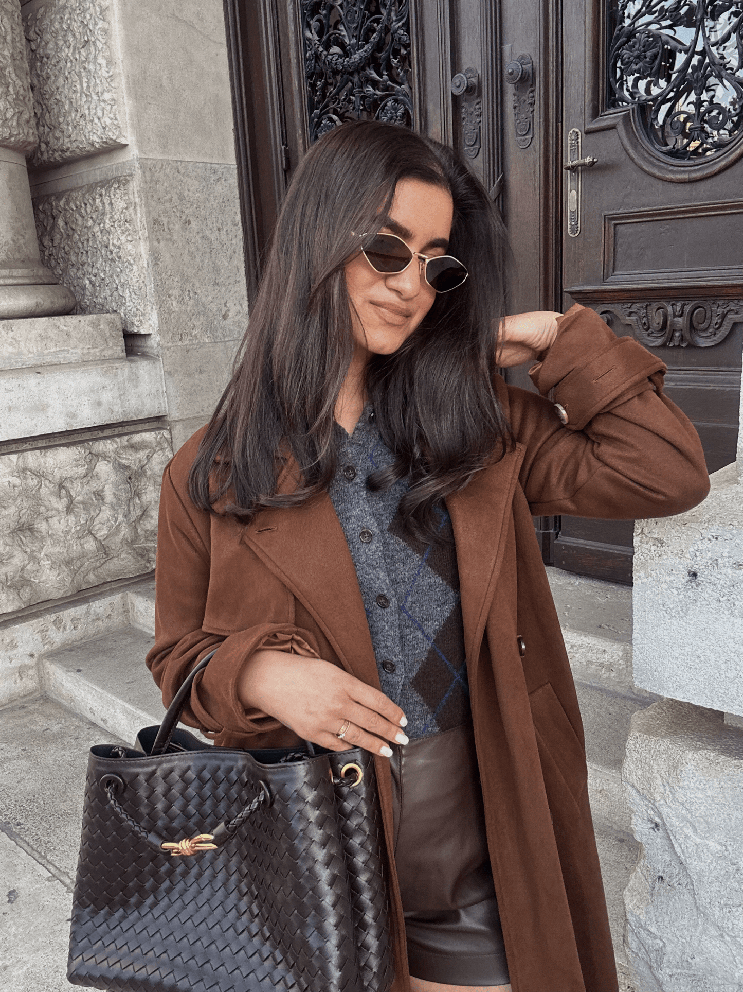 Geweven Dames Tas – Luxe Woven Handtas van Vegan Leer
