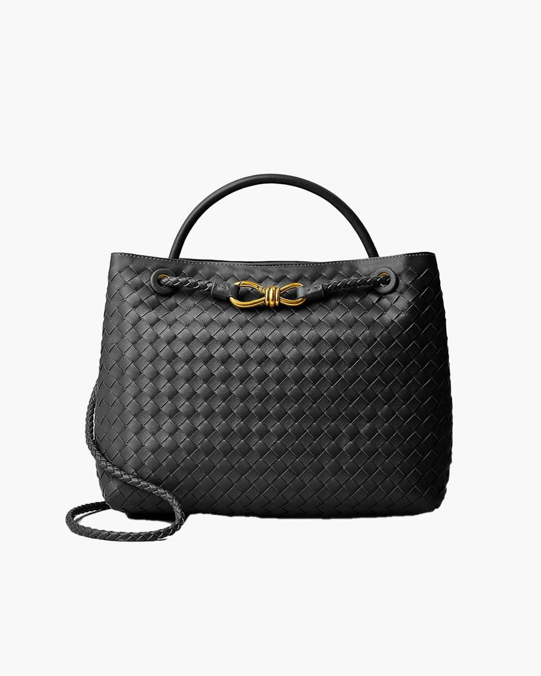 Geweven Dames Tas – Luxe Woven Handtas van Vegan Leer