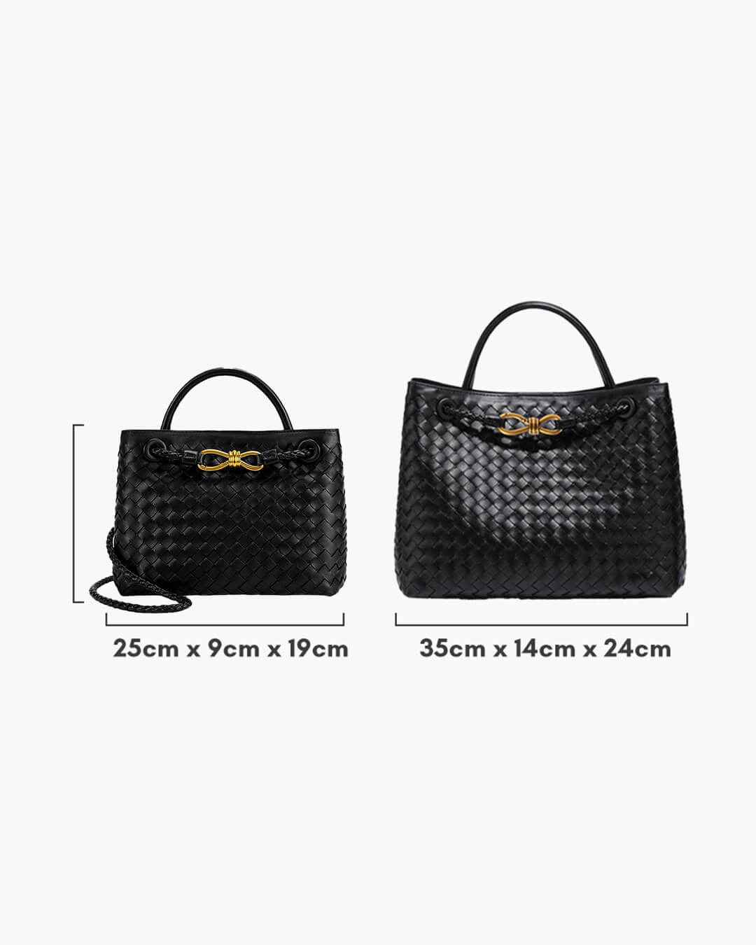 Geweven Dames Tas – Luxe Woven Handtas van Vegan Leer