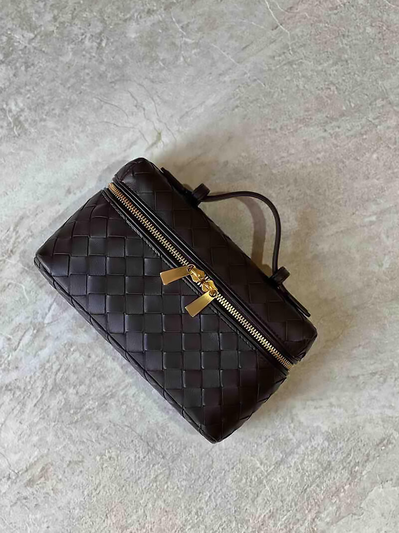 Luxe Gevlochten Handtas – Compacte Dames Tas voor Avond en Dag