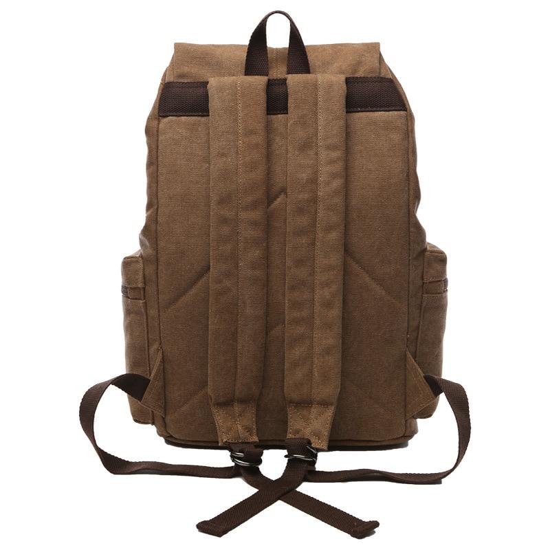 Vintage Canvas Rugzak voor School, Werk & Reizen – Ruim, Duurzaam & Stijlvol