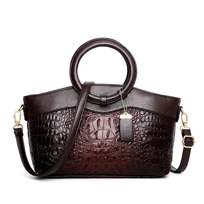 Dames Handtas | Croco Design | Luxe & Ruim